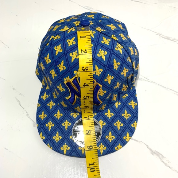 NWOT Fashion Headwear HFADUP Blue Yellow New York Yankees Men’s Hat Large - Picture 5 of 8